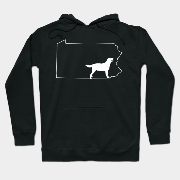 Labrador Retriever Pennsylvania Dog T-Shirt Hoodie by karolynmarie